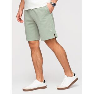 Ombre Pánske Regular Fit Francúzske Froté Šortky - Pastelovo Zelené Svetlozelená S Ombre Pánske Regular Fit Francúzske Froté Šortky - Pastelovo Zelené Svetlozelená S