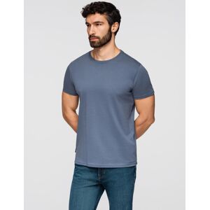 Ombre Basic Men'S Classic Cotton T-Shirt - Blue Denim Modrá L Ombre Basic Men'S Classic Cotton T-Shirt - Blue Denim Modrá L