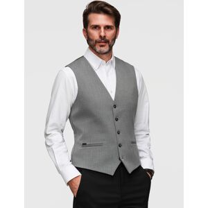 Ombre Pánska Elegantná Vesta Slim Fit Čierna Xl Ombre Pánska Elegantná Vesta Slim Fit Čierna Xl