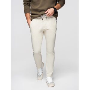Pánske Tepláky Ombre Basic, Krémové Biela Xl Pánske Tepláky Ombre Basic, Krémové Biela Xl
