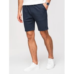 Ombre Pánske Regular Fit Šortky - Tmavomodré Modrá Xxl Ombre Pánske Regular Fit Šortky - Tmavomodré Modrá Xxl