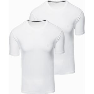 Ombre Set Of Men'S T-Shirts With Round Neckline Biela Xxl Ombre Set Of Men'S T-Shirts With Round Neckline Biela Xxl