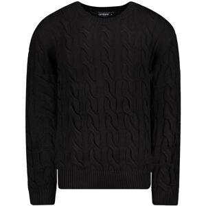Pánsky Sveter Ombre Basic Čierna S Pánsky Sveter Ombre Basic Čierna S