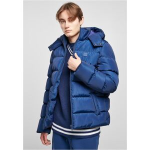 Urban Classics Puffer Jacket With Hood Spaceblue Modrá M Urban Classics Puffer Jacket With Hood Spaceblue Modrá M
