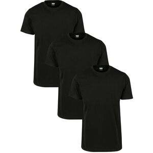 Urban Classics Basic T-Shirt Of 3 Black/black/black Čierna S Urban Classics Basic T-Shirt Of 3 Black/black/black Čierna S