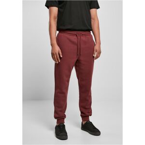 Urban Classics Basic Cherry Sweatpants Tmavočervená M Urban Classics Basic Cherry Sweatpants Tmavočervená M