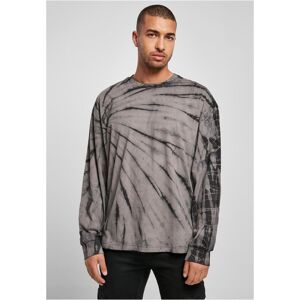 Urban Classics Boxes Tye Dye Ls Black/asphalt Šedá S Urban Classics Boxes Tye Dye Ls Black/asphalt Šedá S
