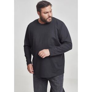 Urban Classics Black Stretch Terry Long Sleeve Šedá S Urban Classics Black Stretch Terry Long Sleeve Šedá S