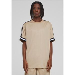 Urban Classics Men'S Oversized Stripes Mesh T-Shirt - Unionbeige Krémová L Urban Classics Men'S Oversized Stripes Mesh T-Shirt - Unionbeige Krémová L