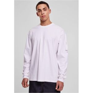 Urban Classics Long Sleeve Pocket White Šedá L Urban Classics Long Sleeve Pocket White Šedá L