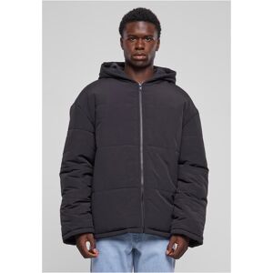 Urban Classics Men'S Block Puffer Hooded Jacket Black Čierna L Urban Classics Men'S Block Puffer Hooded Jacket Black Čierna L