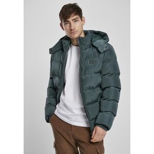 Urban Classics Puffer Jacket Bottlegreen Biela Xl Urban Classics Puffer Jacket Bottlegreen Biela Xl