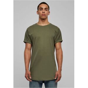 Urban Classics Olive T-Shirt With A Long Shape Šedá 3xl Urban Classics Olive T-Shirt With A Long Shape Šedá 3xl