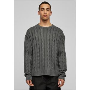 Urban Classics Boxy Sweater Darkshadow Šedá 5xl Urban Classics Boxy Sweater Darkshadow Šedá 5xl