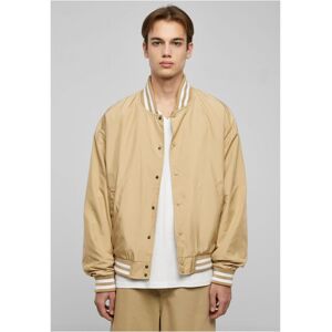 Urban Classics Light College Jacket Unionbeige Krémová L Urban Classics Light College Jacket Unionbeige Krémová L