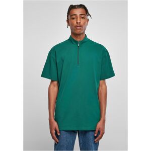 Urban Classics Zip Pique Tee Green Boxes Zelená M Urban Classics Zip Pique Tee Green Boxes Zelená M