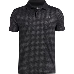 Boys' Polo Shirt Under Armour Matchplay Printed Polo Čierna Yl Boys' Polo Shirt Under Armour Matchplay Printed Polo Čierna Yl