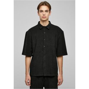 Urban Classics Boxy Towel Shirt Black Čierna M Urban Classics Boxy Towel Shirt Black Čierna M