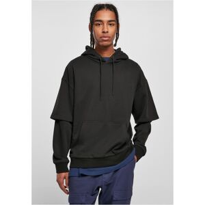 Urban Classics Oversized Doublesleeve Hoody Black Čierna M Urban Classics Oversized Doublesleeve Hoody Black Čierna M