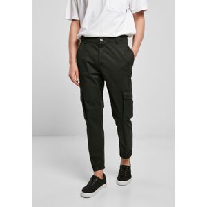 Urban Classics Tapered Cargo Pants Black Čierna 30 Urban Classics Tapered Cargo Pants Black Čierna 30