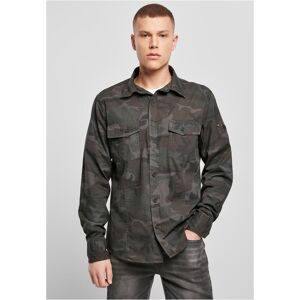 Brandit Slim Work Shirt With Olive Mask Čierna Xl Brandit Slim Work Shirt With Olive Mask Čierna Xl