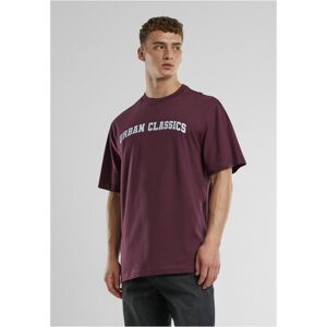 Urban Classics Uc College Logo Men'S T-Shirt Burgundy Hnedá L Urban Classics Uc College Logo Men'S T-Shirt Burgundy Hnedá L