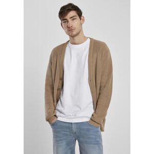 Urban Classics Cardigan Warm Sand Boxes Hnedá L Urban Classics Cardigan Warm Sand Boxes Hnedá L