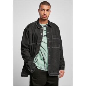 Urban Classics Oversized Trucker Jacket Black Raw Čierna L Urban Classics Oversized Trucker Jacket Black Raw Čierna L
