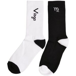 Mister Tee Zodiac 2-Pack Socks Black/white Virgo Čierna 43-46 Mister Tee Zodiac 2-Pack Socks Black/white Virgo Čierna 43-46
