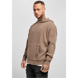 Urban Classics Dark Khaki Knitted Hoodie Hnedá Xl Urban Classics Dark Khaki Knitted Hoodie Hnedá Xl