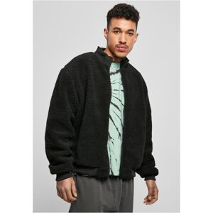 Urban Classics Sherpa Jacket Boxy Black Čierna Xl Urban Classics Sherpa Jacket Boxy Black Čierna Xl