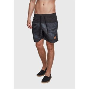 Urban Classics Men'S Block Swimsuit Black/camouflage Šedá Xl Urban Classics Men'S Block Swimsuit Black/camouflage Šedá Xl