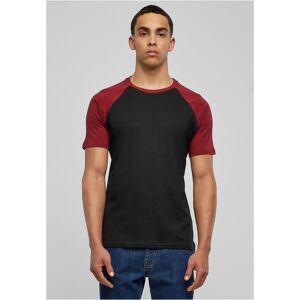 Urban Classics Raglan Contrasting T-Shirt Blk/burgundy Čierna 4xl Urban Classics Raglan Contrasting T-Shirt Blk/burgundy Čierna 4xl