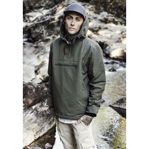 Urban Classics Padded Jacket Pull Over Olive Šedá L Urban Classics Padded Jacket Pull Over Olive Šedá L