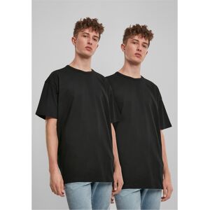 Urban Classics Organic Basic T-Shirt 2-Pack Black+black Čierna L Urban Classics Organic Basic T-Shirt 2-Pack Black+black Čierna L