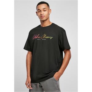 Urban Classics T-Shirt With Script Logo Black Čierna S Urban Classics T-Shirt With Script Logo Black Čierna S
