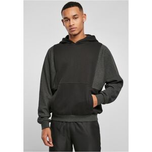 Urban Classics Cut On Sleeve Hoody Black/charcoal Šedá M Urban Classics Cut On Sleeve Hoody Black/charcoal Šedá M