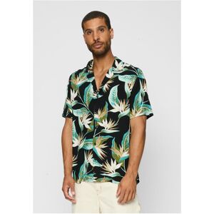 Urban Classics Blossoms Resort Shirt Black/floral Xl Urban Classics Blossoms Resort Shirt Black/floral Xl