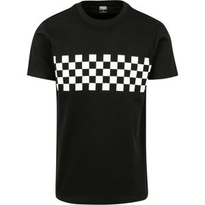 Urban Classics Check Panel T-Black/white Čierna S Urban Classics Check Panel T-Black/white Čierna S