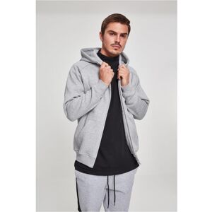 Urban Classics Sivá Pánska Mikina Na Zips S Kapucňou Čierna M Urban Classics Sivá Pánska Mikina Na Zips S Kapucňou Čierna M
