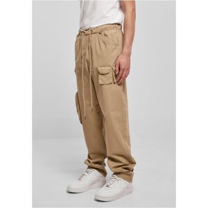 Urban Classics Asymmetrical Union Trousers Beige Hnedá 32 Urban Classics Asymmetrical Union Trousers Beige Hnedá 32