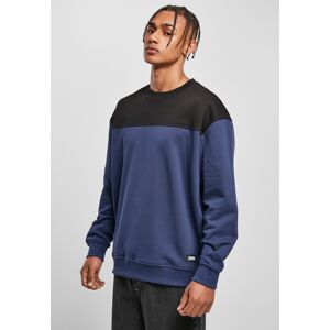 Urban Classics Pánska Mikina Top Block Crewneck Čierna L Urban Classics Pánska Mikina Top Block Crewneck Čierna L