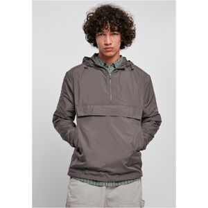Urban Classics Basic Pull Over Jacket Darkshadow Šedá L Urban Classics Basic Pull Over Jacket Darkshadow Šedá L