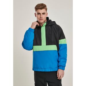 Urban Classics 3-Tone Neon Mix Pull Over Jacket Black/cobalt Blue Čierna Xs Urban Classics 3-Tone Neon Mix Pull Over Jacket Black/cobalt Blue Čierna Xs