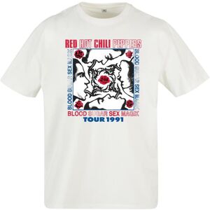 Mister Tee Red Hot Chilli Peppers Oversize Dye-Ready T-Shirt Biela Xxl Mister Tee Red Hot Chilli Peppers Oversize Dye-Ready T-Shirt Biela Xxl