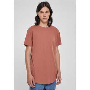 Urban Classics Long Tee Shaped Terracotta Tmavočervená S Urban Classics Long Tee Shaped Terracotta Tmavočervená S
