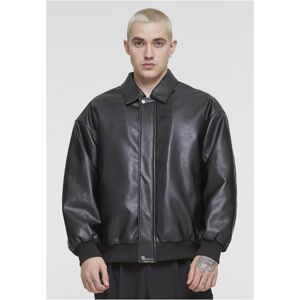 Urban Classics Men'S Synthetic Leather Jacket Black Šedá Xl Urban Classics Men'S Synthetic Leather Jacket Black Šedá Xl