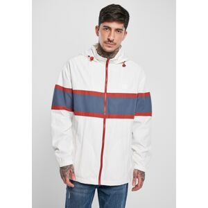 Urban Classics Biela Nylonová Anorak Bunda Modrá S Urban Classics Biela Nylonová Anorak Bunda Modrá S