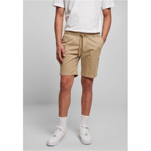 Urban Classics Stretch Twill Joggshorts Unionbeige Krémová M Urban Classics Stretch Twill Joggshorts Unionbeige Krémová M