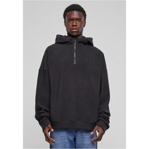 Urban Classics Men'S Oversized Half Zip Hoody Black Fleece Sweatshirt Šedá S Urban Classics Men'S Oversized Half Zip Hoody Black Fleece Sweatshirt Šedá S